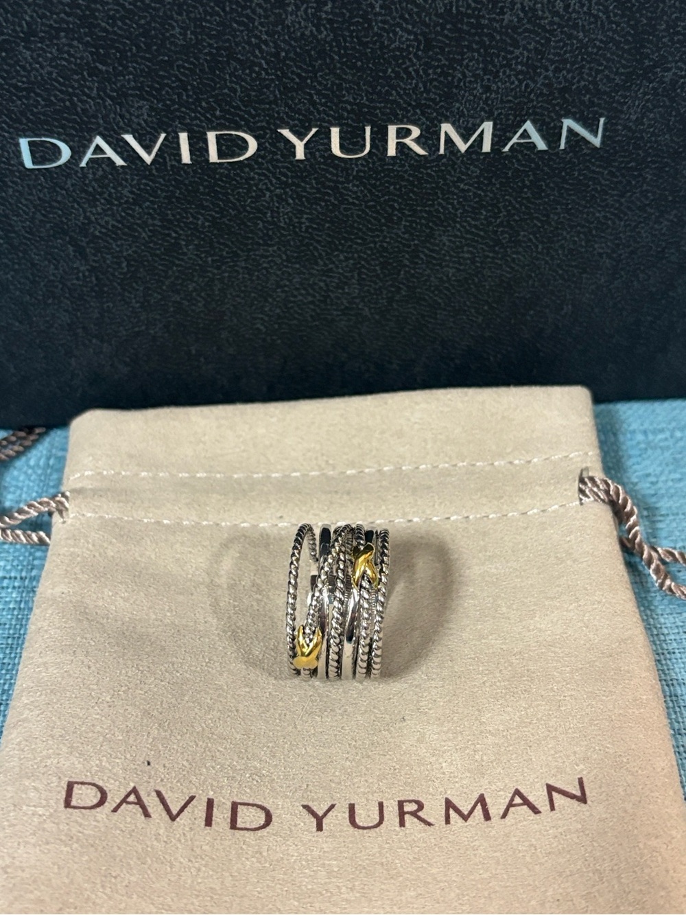 david yurman two tone ring